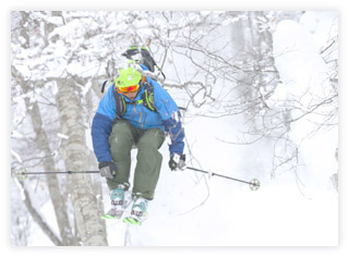 バックカントリーツアー