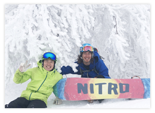 斑尾高原　バックカントリーツアー